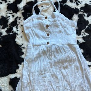 really cute summer white dress
